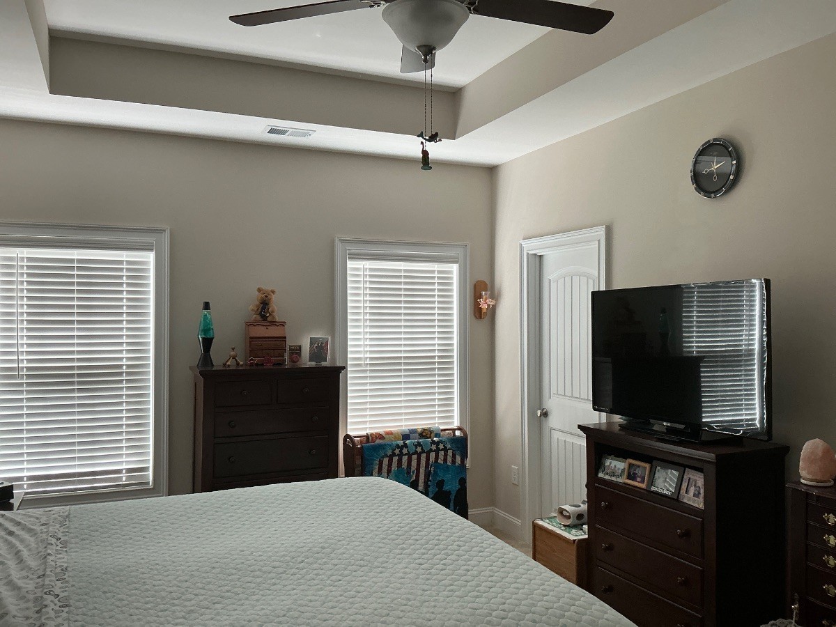Interior bedroom painting completed by AHG Professional Painting in Conway, SC